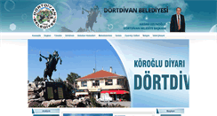 Desktop Screenshot of dortdivan.bel.tr