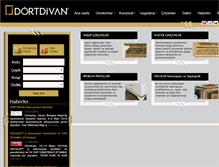 Tablet Screenshot of dortdivan.com